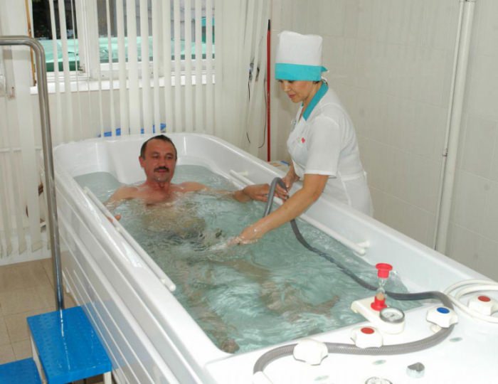 Подводный душ-массаж - Санаторий «Здоровье» Железноводск